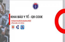 V v đẩy mạnh khai báo y tế điện tử phục vụ phòng, chống dịch bệnh Covid-19 bằng mã QR